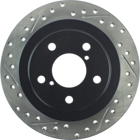 CENTRIC PARTS Sport Drilled/Slotted Brake Rotor, 127.47011R 127.47011R